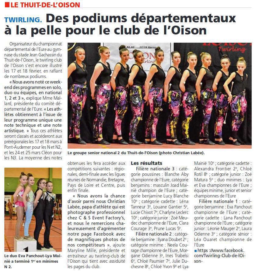 Photo 001- Club de Twirling baton de L'oison